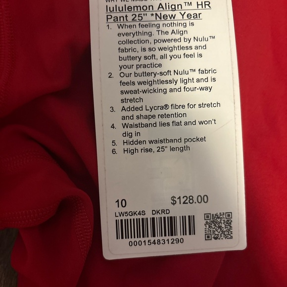 Lululemon lunar new year align leggings - Picture 2 of 2